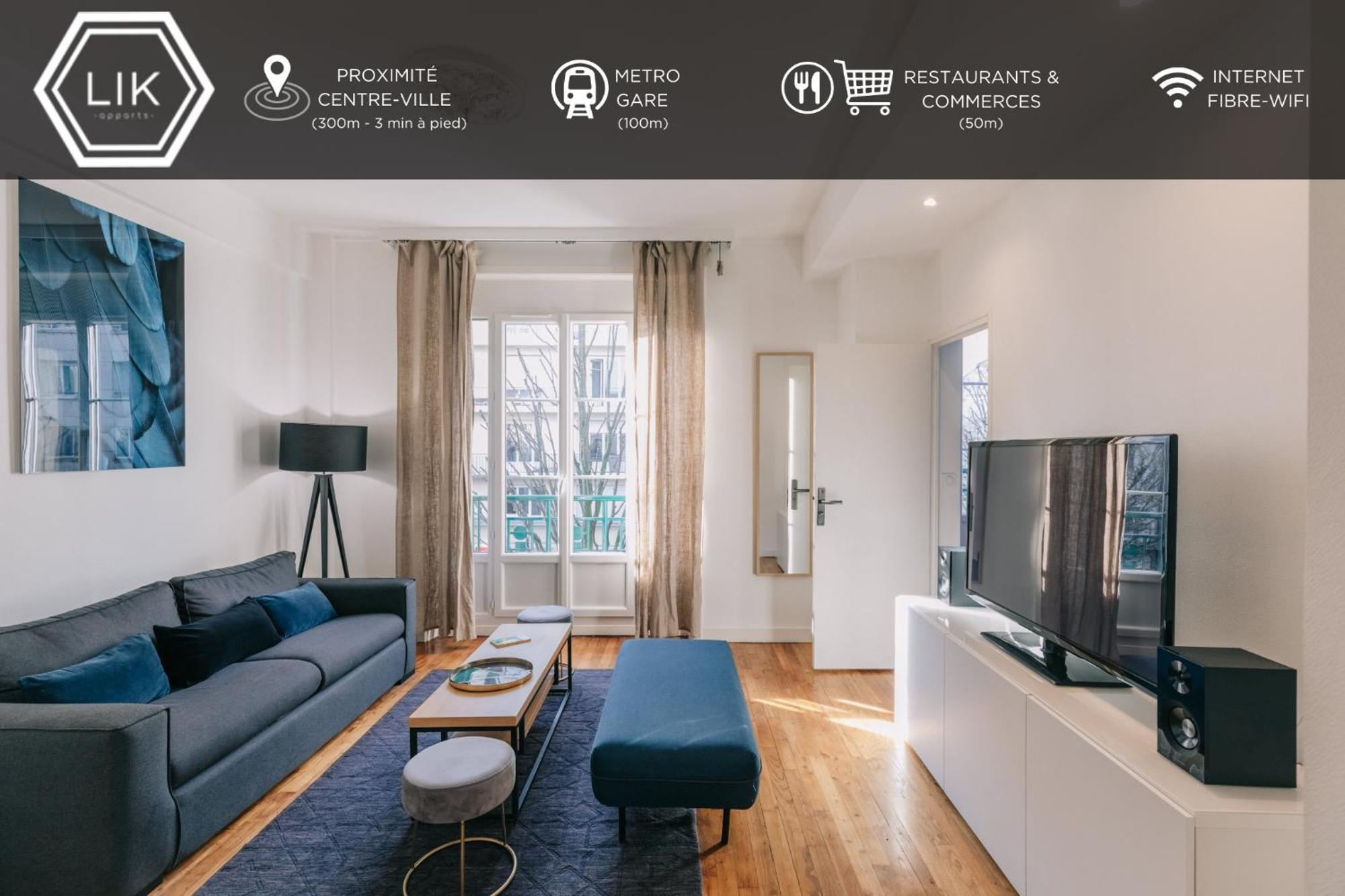Lik Apparts Gare Rennes - Appart Le Heron Ngoại thất bức ảnh